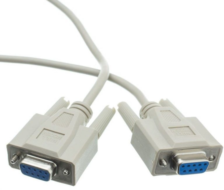 RS232 Serial Null Modem Cable DB9 Female to DB9F RS 232 ideal flashing